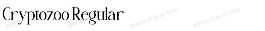 Cryptozoo Regular字体转换